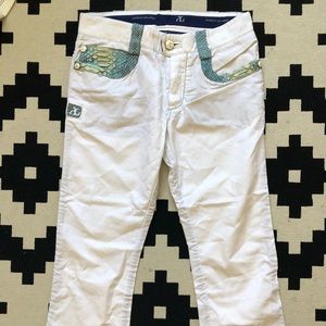 White Angelo Galasso AG Geans